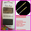 SEW MATE QUILING NEEDLES 0.53X27MM X 